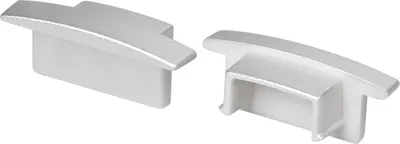 

Заглушка для профиля, LINE-2308-F SILVER глухая / 054386