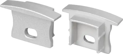 

Заглушка для профиля, LINE-2315-F SILVER с отверстием / 054379