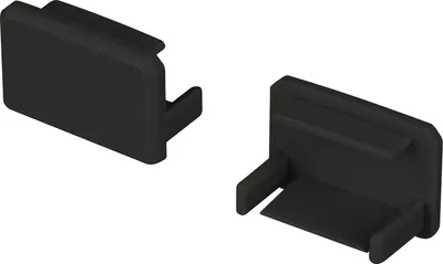 

Заглушка для профиля, SILER BLACK глухая / 058961