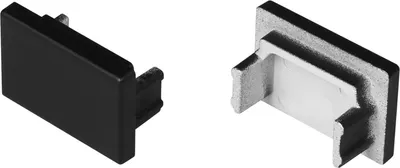 

Заглушка для профиля, SL-SLIM15-H10 BLACK глухая / 058451