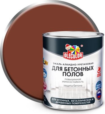 

Эмаль, Для бетонных полов алкидно-уретановая