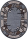 Ковер Merinos Sierra ALBINA-3-OVAL-BLUE-BROWN-2 (2х3) -