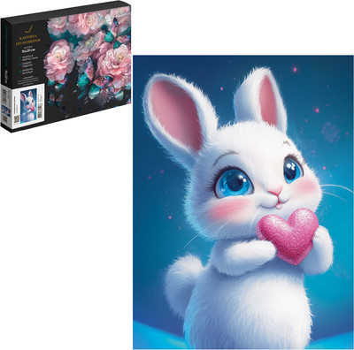 

Картина по номерам, Влюбленный зайчик / 71237