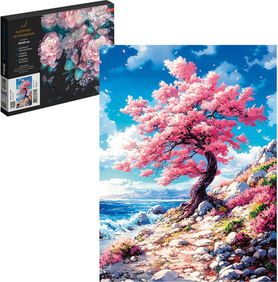 

Картина по номерам, Сакура у моря / 71252
