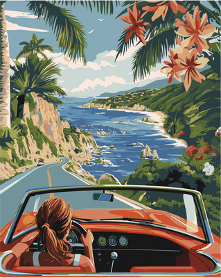 

Картина по номерам, Поездка на море / 71262