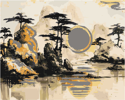 

Картина по номерам, Китайский пейзаж / 71283