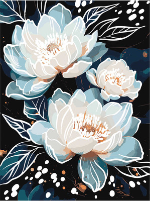 

Картина по номерам, Золотые лотосы / 71299