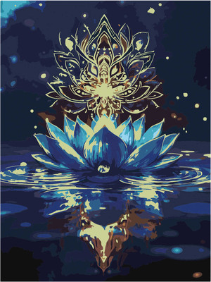 

Картина по номерам, Лотос и мандала / 71293
