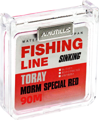 

Леска монофильная, Toray Morm Special 0.092мм 1.15кг 90м red / 06-42302523