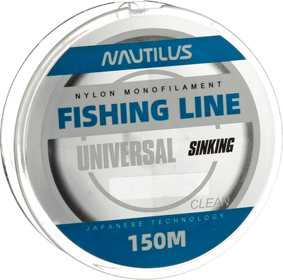 

Леска монофильная, Universal 0.30мм 8.3кг 150м clean / 06-42302497