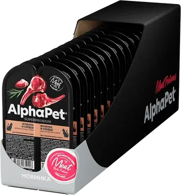 

Влажный корм для кошек, Sterilized с янгенком и сердцем в желе / 211011