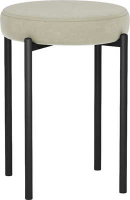 Табурет Егорофф Гамма круг (черный/бежевый) - 