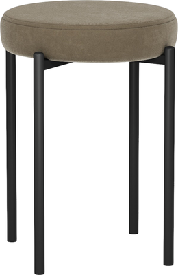 Табурет Егорофф Гамма круг (черный/латте) - 