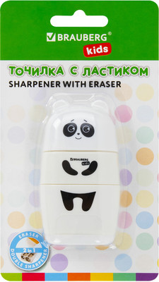 

Точилка, Kids. Панда. С ластиком / 271988