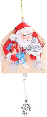 

Елочная игрушка, Дед мороз в конверте 87621