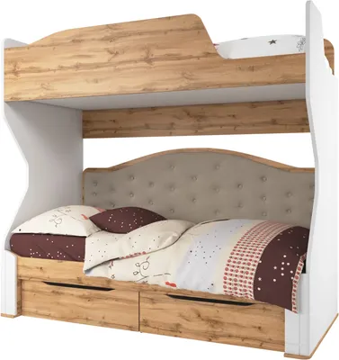 

Двухъярусная кровать, Карпин INV01KMW-2SR-2054/987/1829(03)