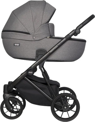 Детская универсальная коляска Riko Montana X 3 в 1 Basic (04 графит) - 