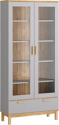 

Шкаф с витриной, Вирелле INV06HS-2V1S-1004/398/2194(21)