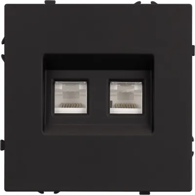 

Розетка, SCT-NOBE-MPC2-SFPL-BK / 054313