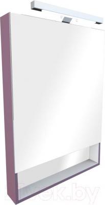 Шкаф с зеркалом для ванной Roca The Gap 60 / ZRU9000087 (фиолетовое) - общий вид