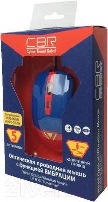 Мышь CBR CM 833 (Superman) - упаковка