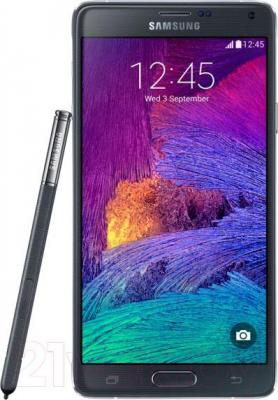 Смартфон Samsung Galaxy Note 4 / N910C (черный) - общий вид