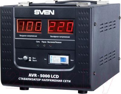 Стабилизатор напряжения Sven AVR-5000 LCD - общий вид
