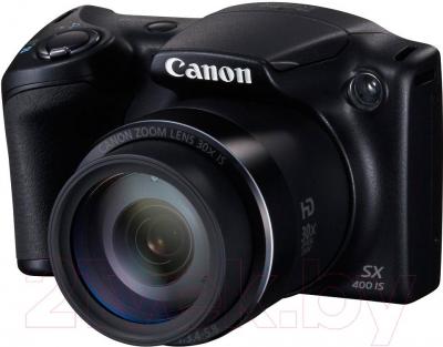 Компактный фотоаппарат Canon PowerShot SX400 IS (черный) - общий вид
