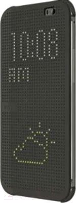Чехол-книжка HTC Dot View Flip Case E8 HC M110 (серый) - общий вид