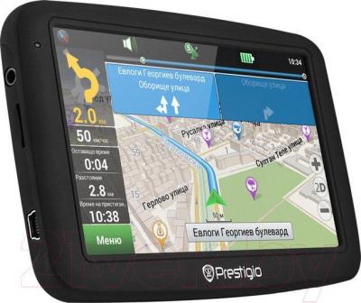 GPS навигатор Prestigio GeoVision 5055 - вполоборота