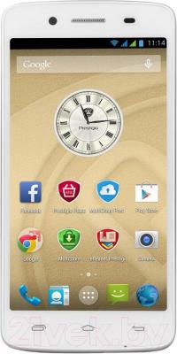 Смартфон Prestigio MultiPhone 5507 Duo (White) - общий вид