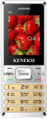 Мобильный телефон Keneksi Q4 (золотой) - общий вид