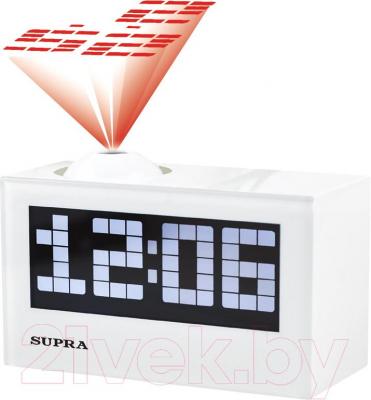 Радиочасы Supra SA-42FMP (White) - общий вид