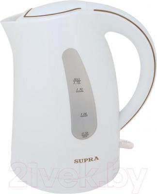 Электрочайник Supra KES-1721 (белый) - общий вид