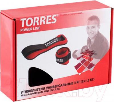 Комплект утяжелителей Torres PL60173 (3кг) - в упаковке