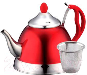 Заварочный чайник Peterhof PH-15603 (Red) - общий вид