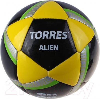 Футбольный мяч Torres Alien Black F30305B (Black-Yellow-Green) - общий вид