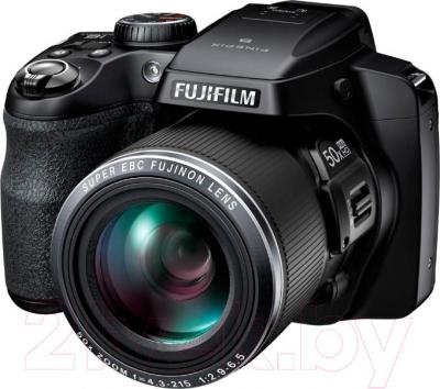 Компактный фотоаппарат Fujifilm FinePix S9200 (Black) - общий вид
