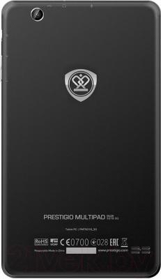 Планшет Prestigio MultiPad Muze 5018 8GB 3G (PMT5018_3G_C_BK_CIS) - вид сзади