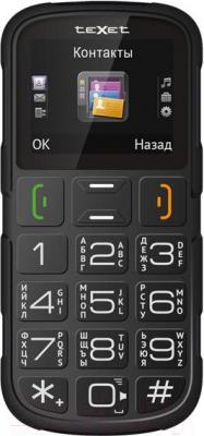 Мобильный телефон Texet TM-B113 (черный) - общий вид