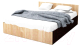 Полуторная кровать SV-мебель Спальня Эдем 5 140x200 (дуб венге/дуб млечный) - 
