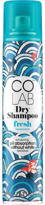 

Сухой шампунь для волос Colab, Белый (универсальный), Fresh