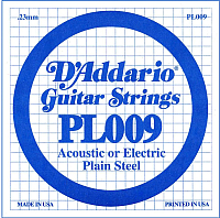 Струна для акустической гитары D'Addario PL009 - 