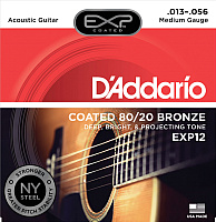 Струны для акустической гитары D'Addario EXP-12 - 