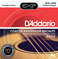 Струны для акустической гитары D'Addario EXP-17 - 