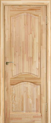 Дверь межкомнатная ПМЦ № 7 ДГ 80x200 (сосна неокрашенная)