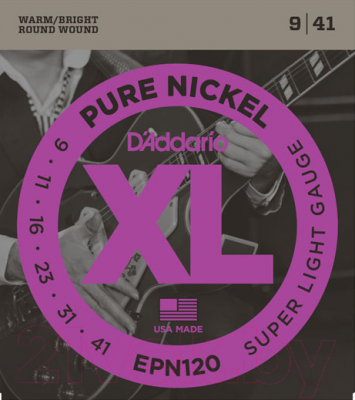 

Струны для электрогитары D'Addario, EPN-120