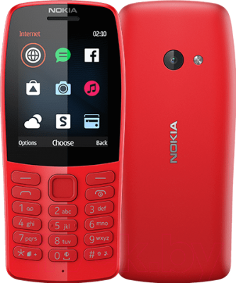 Мобильный телефон Nokia 210 Dual Sim / TA-1139 (красный)