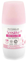 

Дезодорант шариковый Phytorelax, Sensitive Roll-On With Centifolia Rose