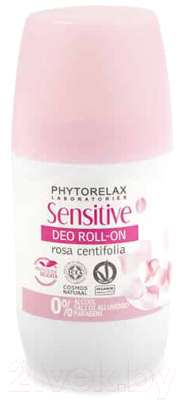 Дезодорант шариковый Phytorelax Sensitive Roll-On With Centifolia Rose (50мл)